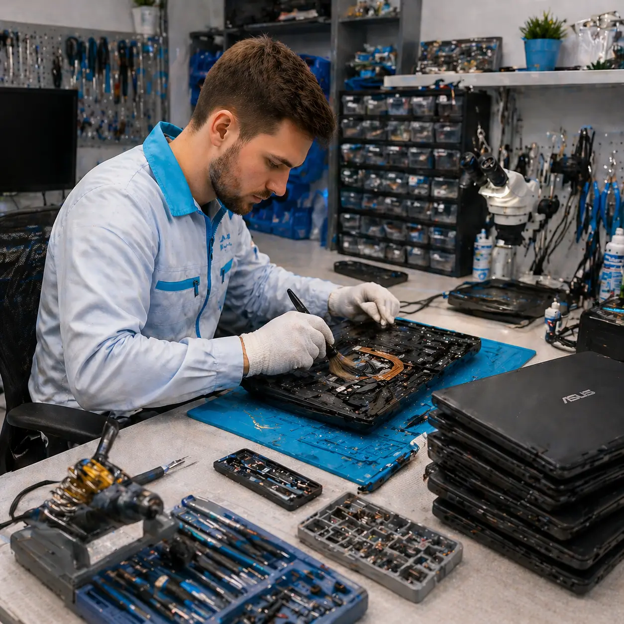 чистка ноутбука Asus в Ступино