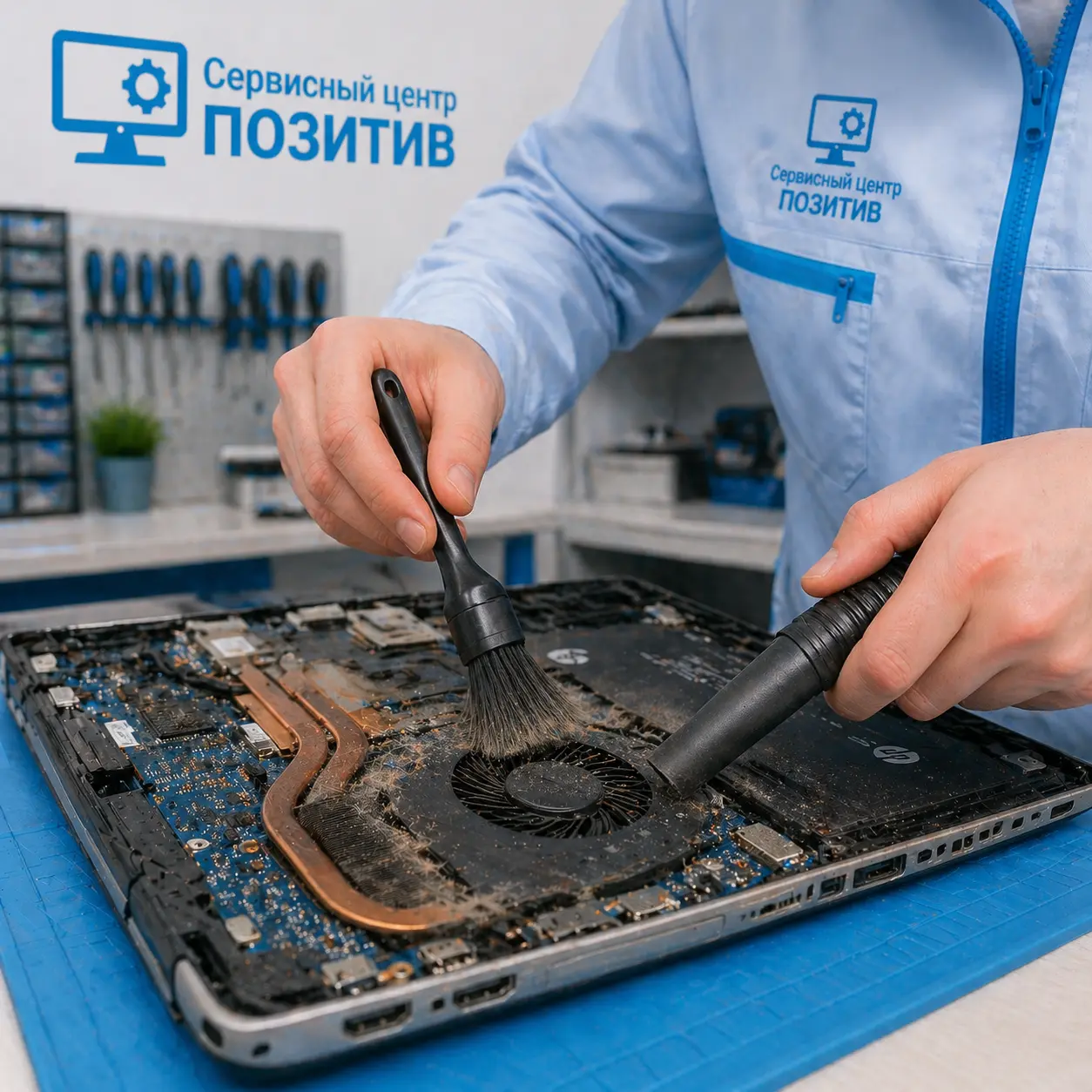 чистка ноутбука HP в Ступино