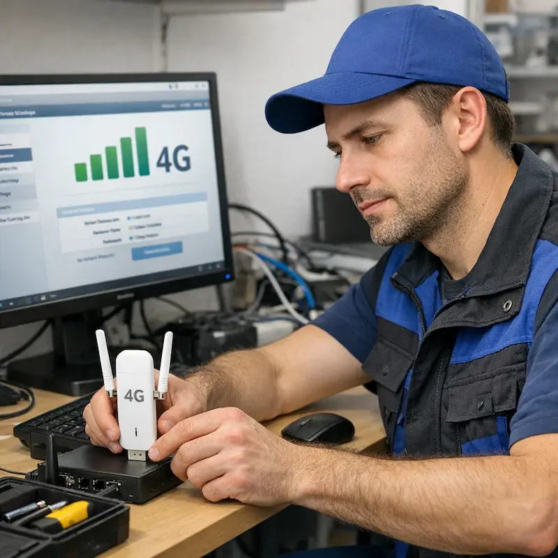 Настройка LTE модема в Ступино