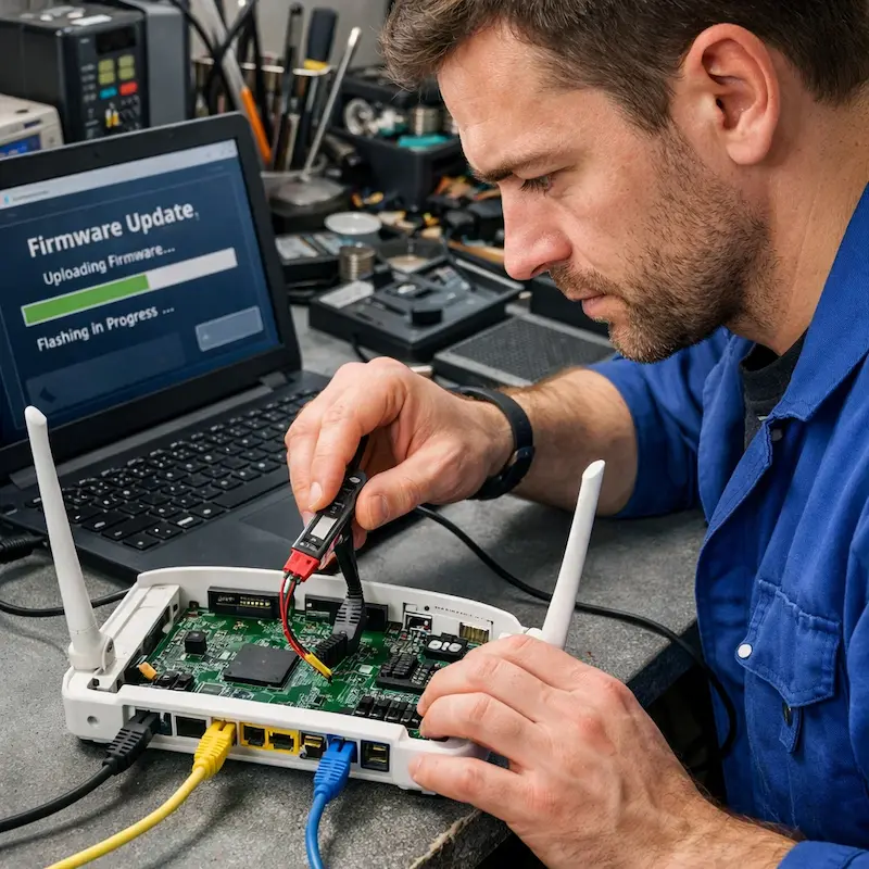 Обновление прошивки роутера в Ступино