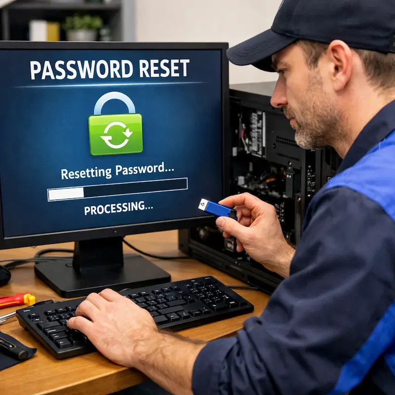 Удаление пароля на компьютере в Ступино