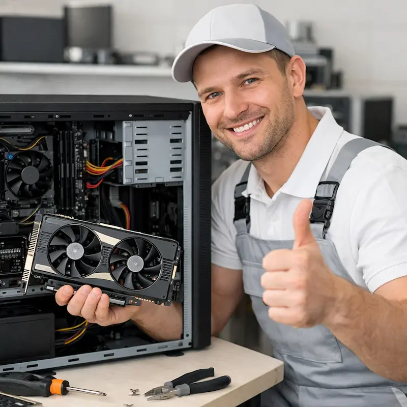 Замена видеокарты ПК в Ступино