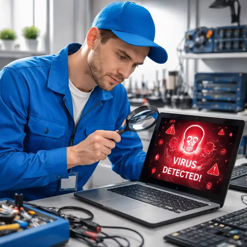 Поиск компьютерных вирусов в Ступино