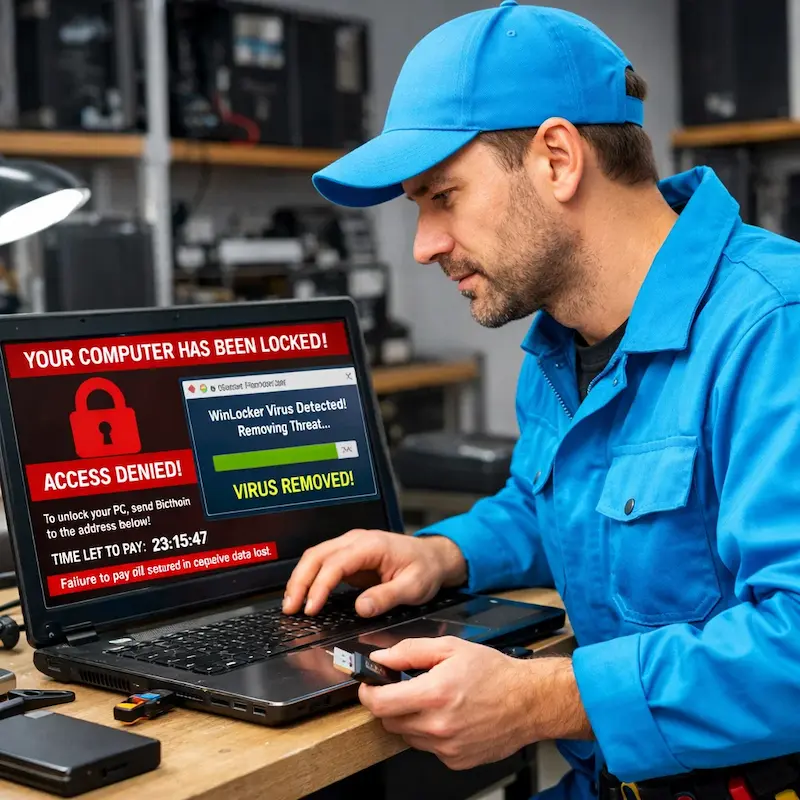 Разблокировать компьютер в Ступино | Поможем